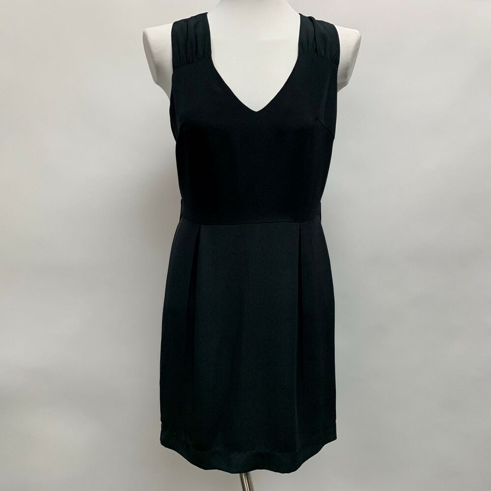 Rory Beca‎ Women's Dress Size 4 Black 100% Silk Sleeveless